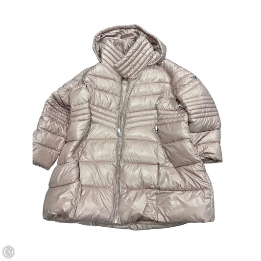 Coat Puffer & Quilted By Guess In Pink, Size: 3x