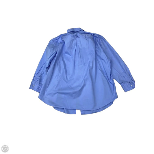 Top Long Sleeve By Old Navy In Blue, Size: Xl